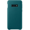 Samsung, Funda Protectora de Cuero para Galaxy S10E, Color Verde